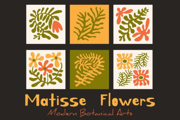 Download Matisse Flowers. Modern Botanical Art - Art Collection