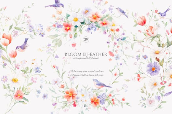 Download Watercolor Botanical Clipart Set - Art Collection