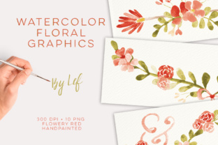Download Floral Watercolor Wedding Clipart. Botanical and Flower Graphics Including Banners - Art Collection
