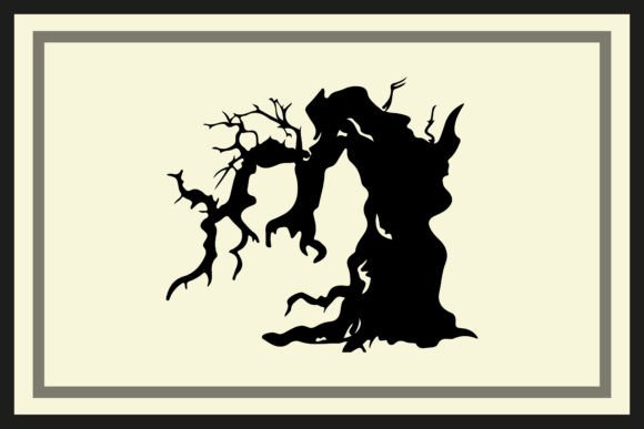 Download Dead Dry Tree Silhouette Haunted Clipart - Art Collection