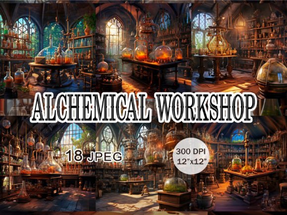 Download Alchemical Workshop JPEG Clipart - Art Collection