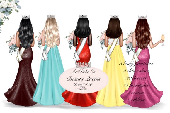 Download Clipart "Beauty Queens" - Art Collection
