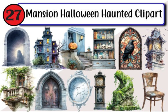 Download Mansion Halloween Haunted Clipart - Art Collection