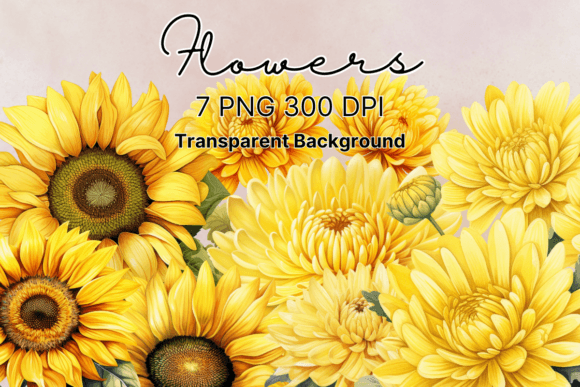 Download Flower Watercolor Clipart, Yellow Floral - Art Collection