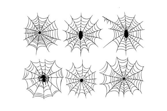 Download Spider Silhouettes, Cobwebs Vector Art - Art Collection