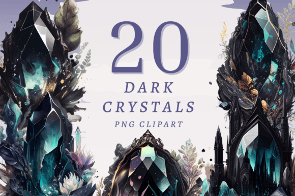 Download Dark Crystals PNG Bundle - Premium Resources