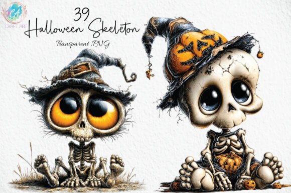 Download Halloween Skeleton Clipart PNG - Art Collection