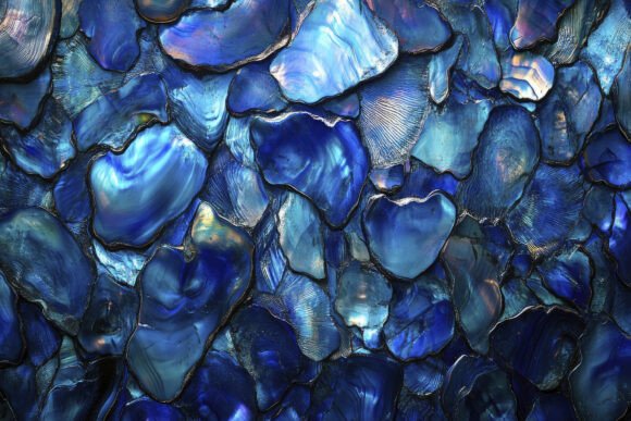 Download Blue Colored Opal Texture Background - Blue Collection