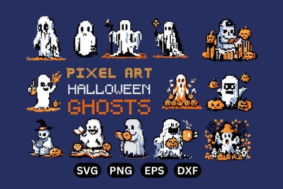 Download Pixel Ghost - Retro-Inspired Pixel Art - Art Collection