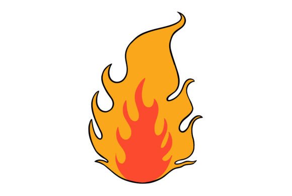 Download Burning Flame Clipart Fire Artwork - Art Collection