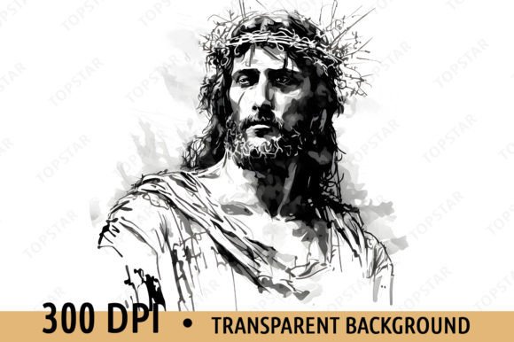 Download Jesus Passion Agony Crown of Thorns Art - Art Collection