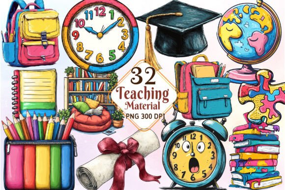 Download Teaching Material Clipart - Art Collection