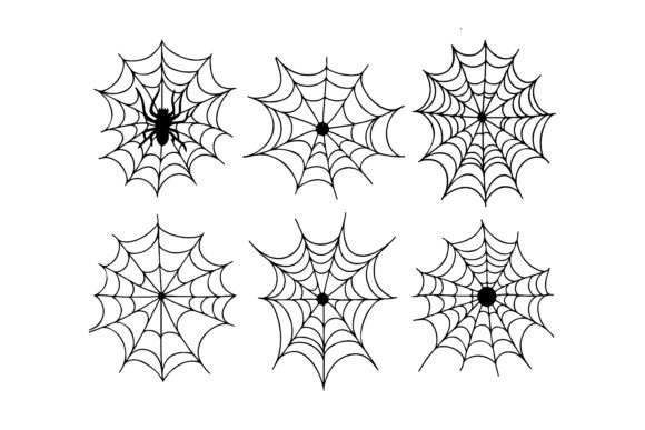 Download Spider Silhouettes, Cobwebs Vector Art - Art Collection