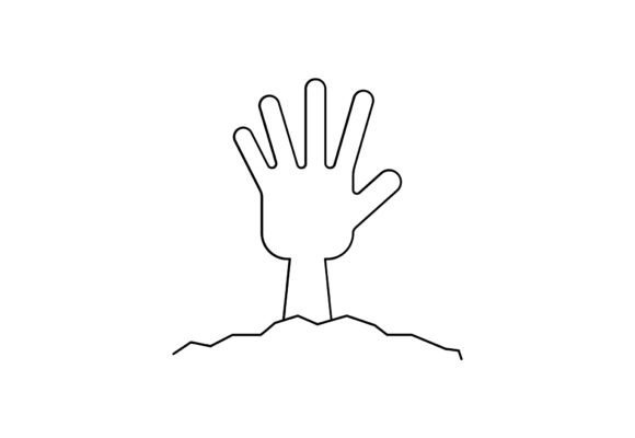 Download Zombie Hand Illustration Artwork - Art Collection