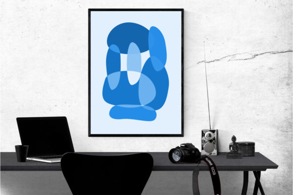Download 6 Art Graphic Prints - Rocks on a Beach - Art Collection