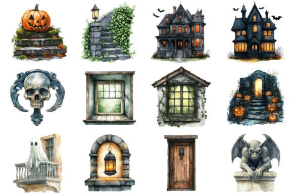 Download Mansion Halloween Haunted Clipart - Art Collection