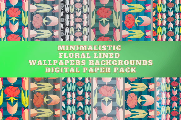 Download Minimalistic Art Deco Floral Wallpaper - Art Collection